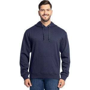 Fruit of the Loom Fleece Pullover Hoodie Mens Large Blue Cove A13000M 90U L
